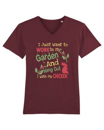 CHICKEN GARDEN Burgundy