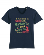 CHICKEN GARDEN Tricou mânecă scurtă guler V Bărbat Presenter