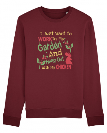 CHICKEN GARDEN Burgundy