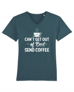 COFFEE Tricou mânecă scurtă guler V Bărbat Presenter