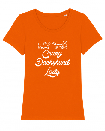 DACHSHUND LADY Bright Orange