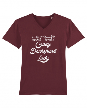 DACHSHUND LADY Burgundy