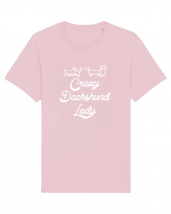 DACHSHUND LADY Cotton Pink