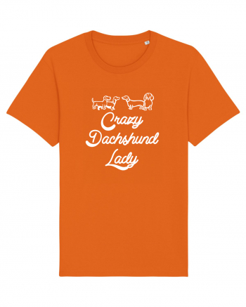 DACHSHUND LADY Bright Orange