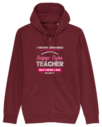 TEACHER Burgundy