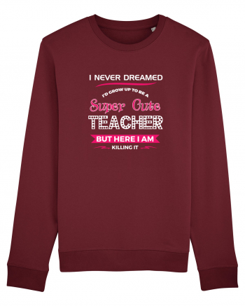 TEACHER Burgundy