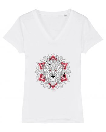 Leu Roșu în Mandala Yoga White