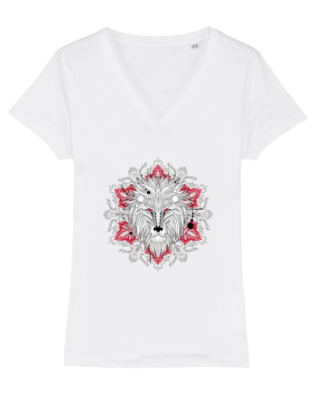 Leu Roșu în Mandala Yoga White