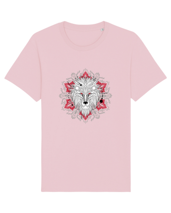 Leu Roșu în Mandala Yoga Cotton Pink