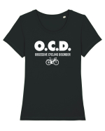 CYCLING Tricou mânecă scurtă guler larg fitted Damă Expresser