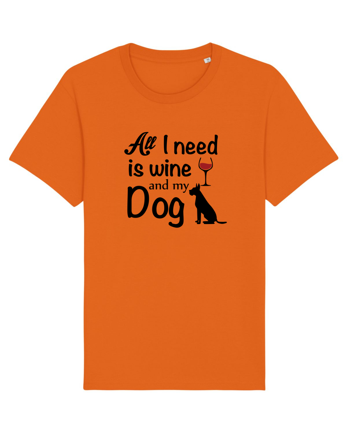 Tricou mânecă scurtă Unisex Rocker Bright Orange