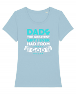 DAD Tricou mânecă scurtă guler larg fitted Damă Expresser