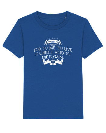 To live is Christ Majorelle Blue
