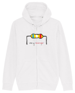 Vive la Resistance Hanorac cu fermoar Unisex Connector
