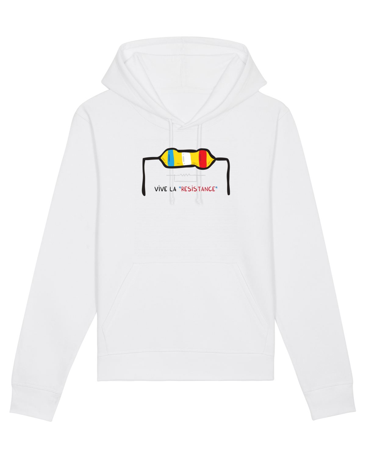 Hanorac Unisex Drummer White