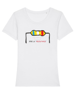 Vive la Resistance Tricou mânecă scurtă guler larg fitted Damă Expresser