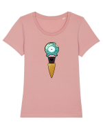 Ice Cream Tricou mânecă scurtă guler larg fitted Damă Expresser