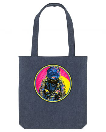 Retro Astronaut  Midnight Blue