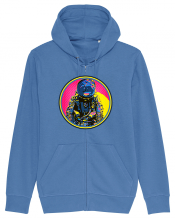 Retro Astronaut  Bright Blue