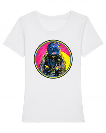 Retro Astronaut  White