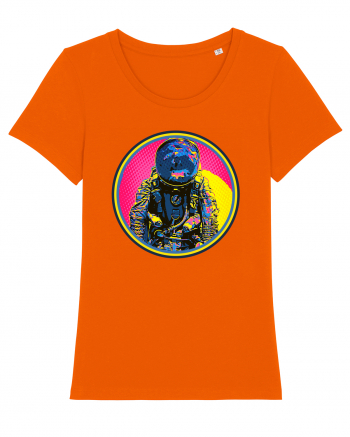 Retro Astronaut  Bright Orange