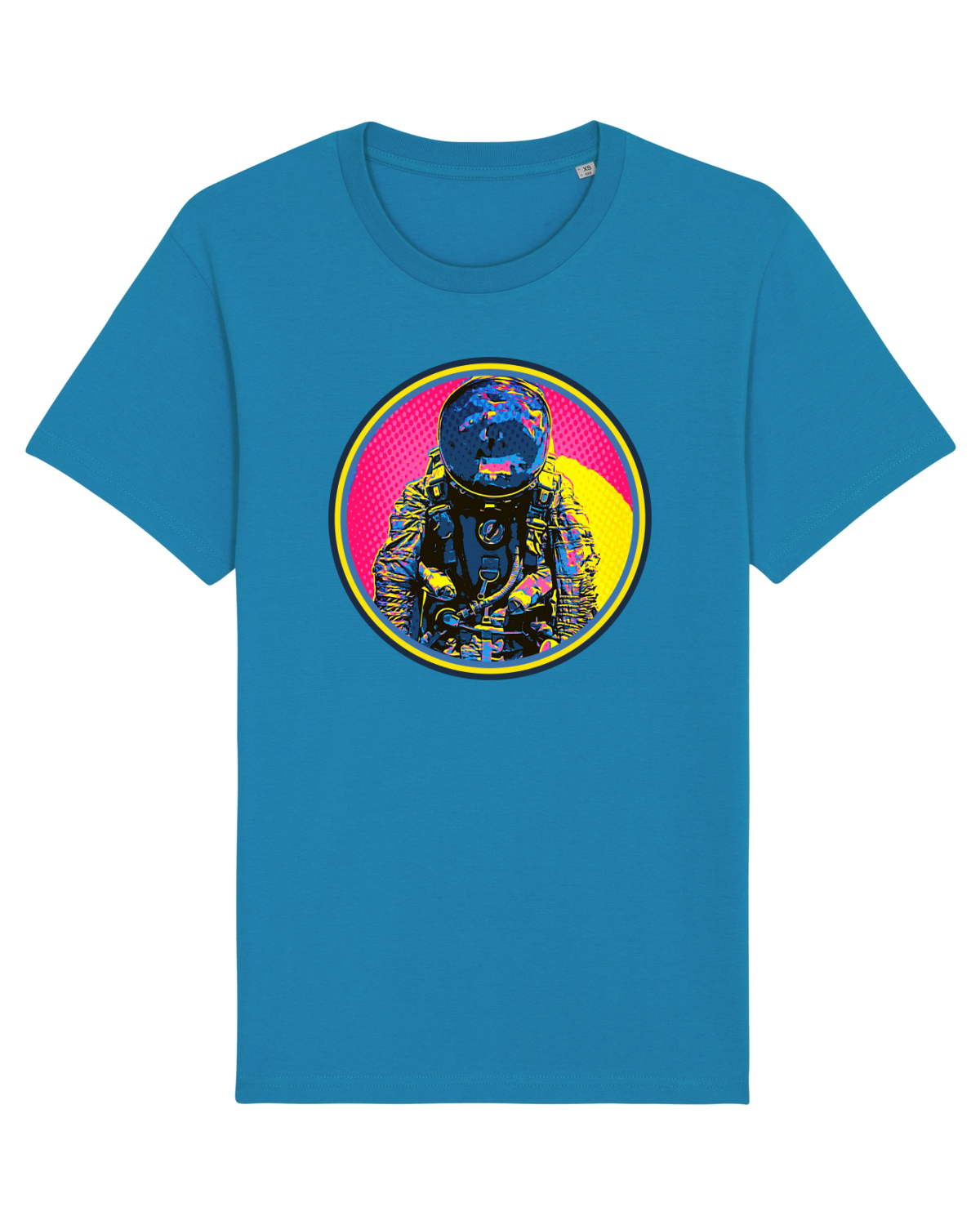 Tricou mânecă scurtă Unisex Rocker Azur