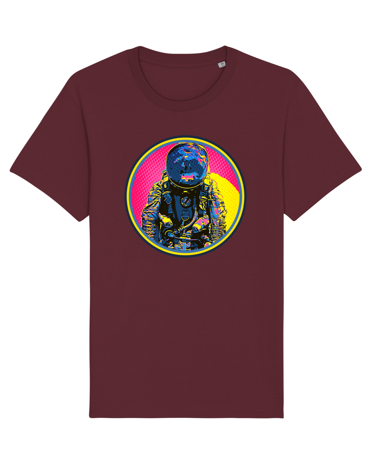 Tricou mânecă scurtă Unisex Rocker Burgundy