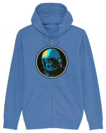 Retro Astronaut  Bright Blue