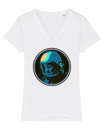 Retro Astronaut  White