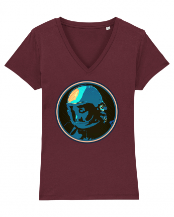 Retro Astronaut  Burgundy