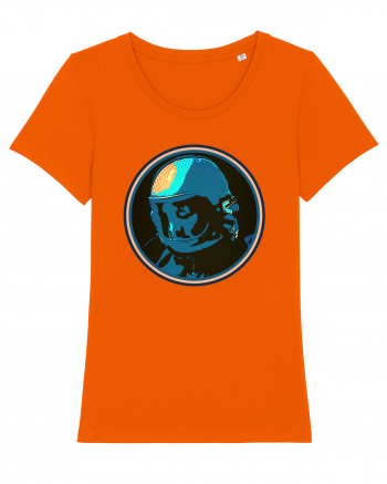 Retro Astronaut  Bright Orange