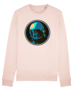 Retro Astronaut  Bluză mânecă lungă Unisex Rise