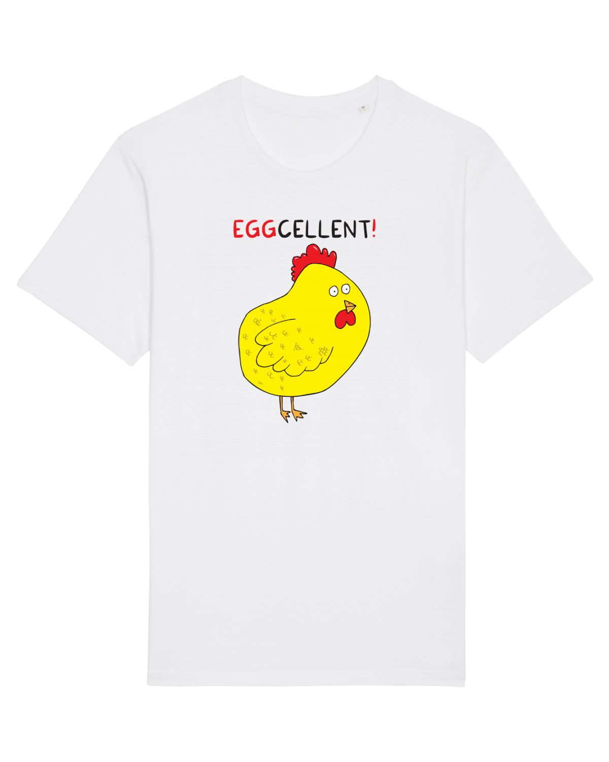 Tricou mânecă scurtă Unisex Rocker White