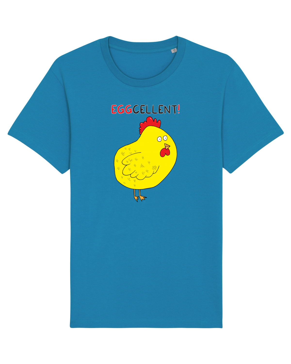 Tricou mânecă scurtă Unisex Rocker Azur
