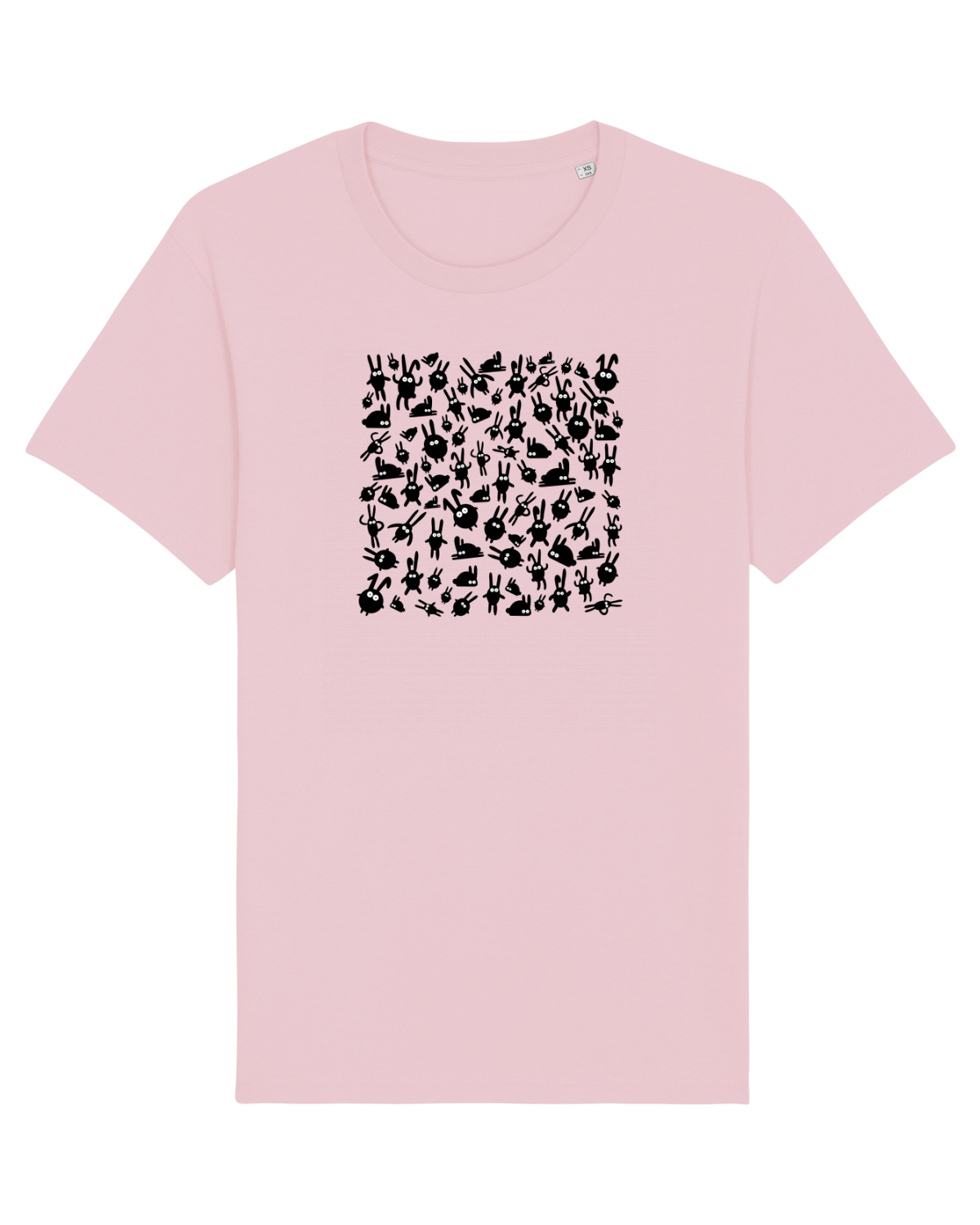 Tricou mânecă scurtă Unisex Rocker Cotton Pink