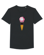 Strawberry Ice Cream Tricou mânecă scurtă guler larg Bărbat Skater