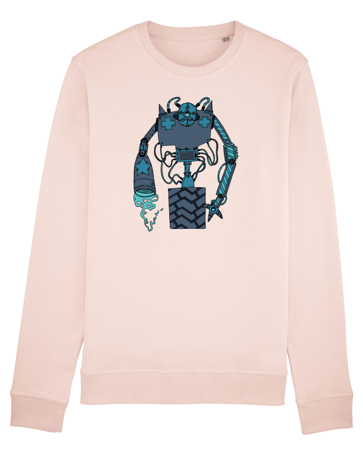 Bluză mânecă lungă Unisex Rise Candy Pink