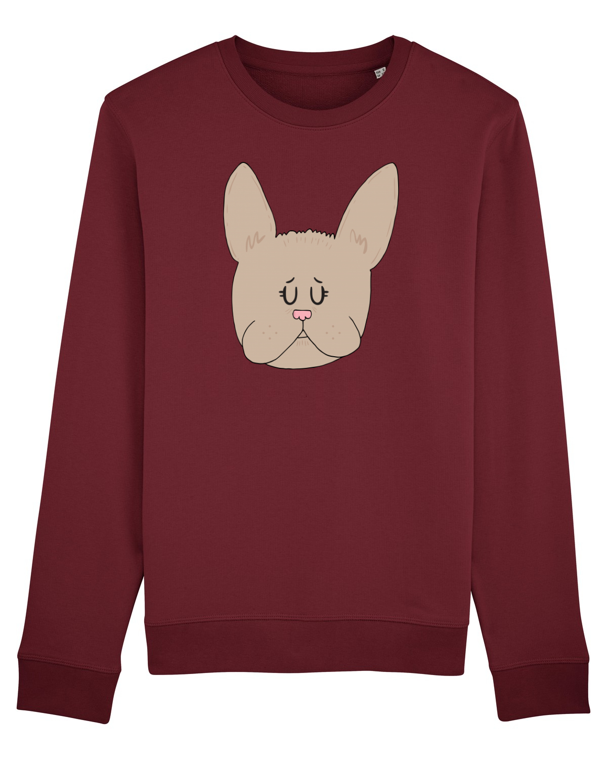 Bluză mânecă lungă Unisex Rise Burgundy