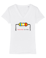 Resistance is futile Tricou mânecă scurtă guler V Damă Evoker