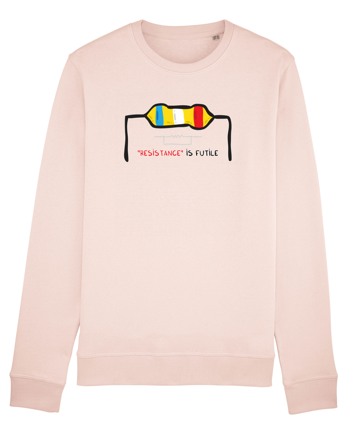 Bluză mânecă lungă Unisex Rise Candy Pink