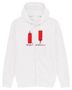 KetchUP - KetchDOWN Hanorac cu fermoar Unisex Connector