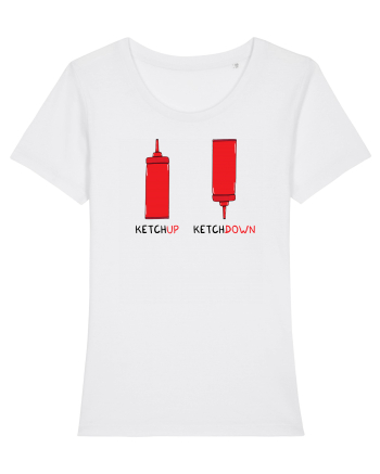 KetchUP - KetchDOWN White