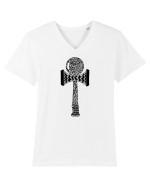 Kendama Tricou mânecă scurtă guler V Bărbat Presenter