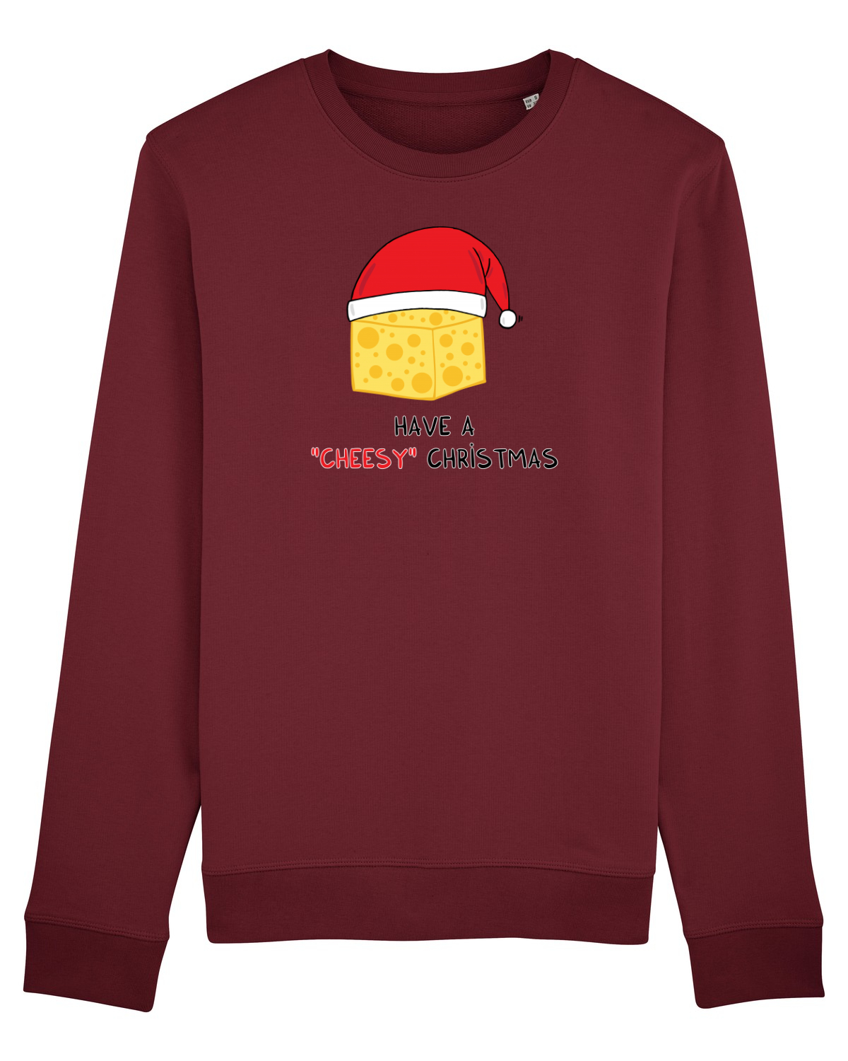 Bluză mânecă lungă Unisex Rise Burgundy