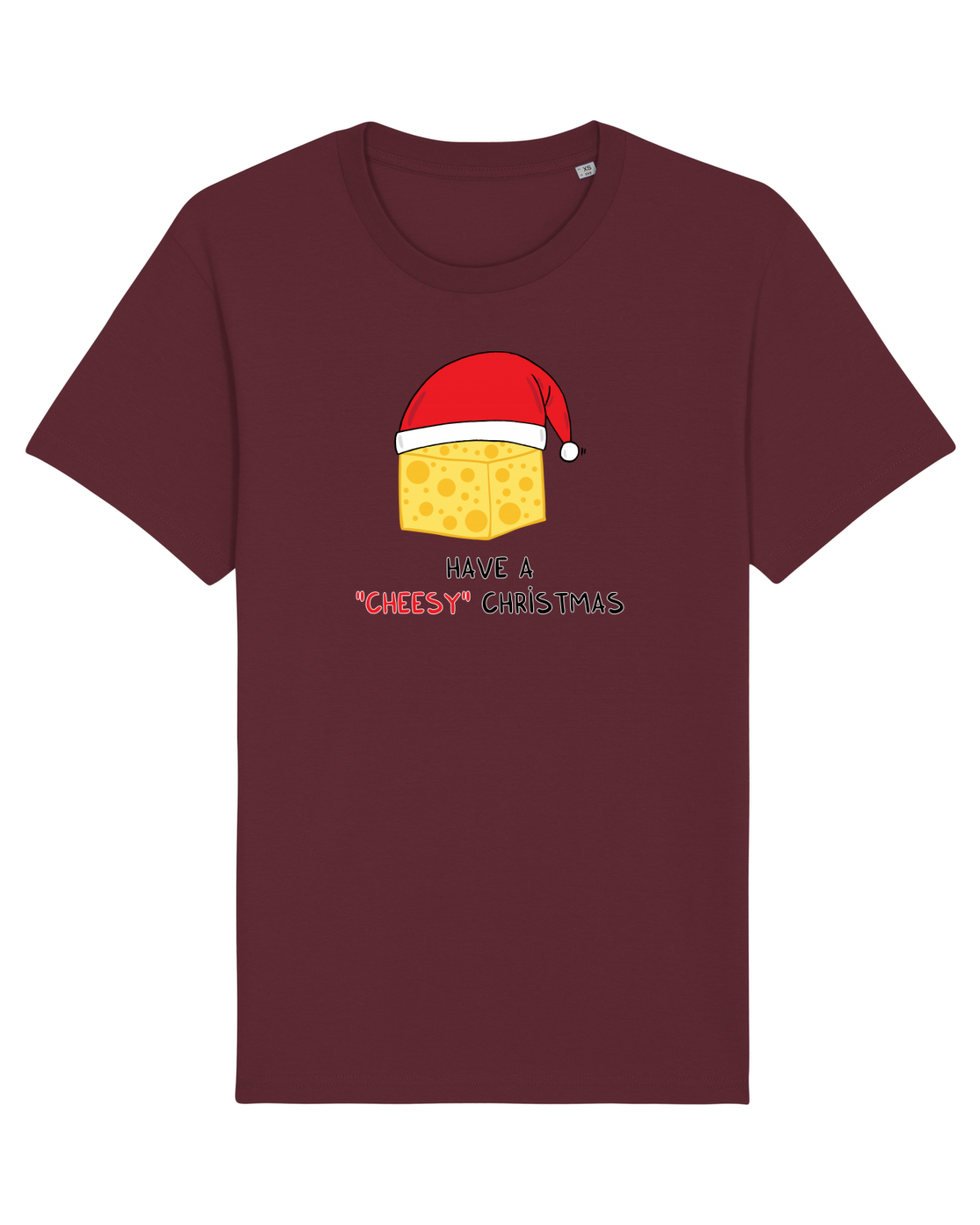 Tricou mânecă scurtă Unisex Rocker Burgundy