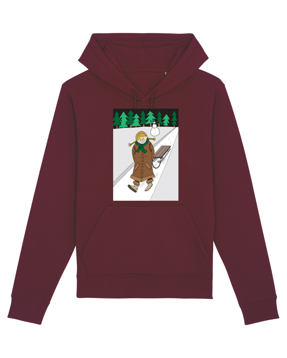Hanorac Unisex Drummer Burgundy