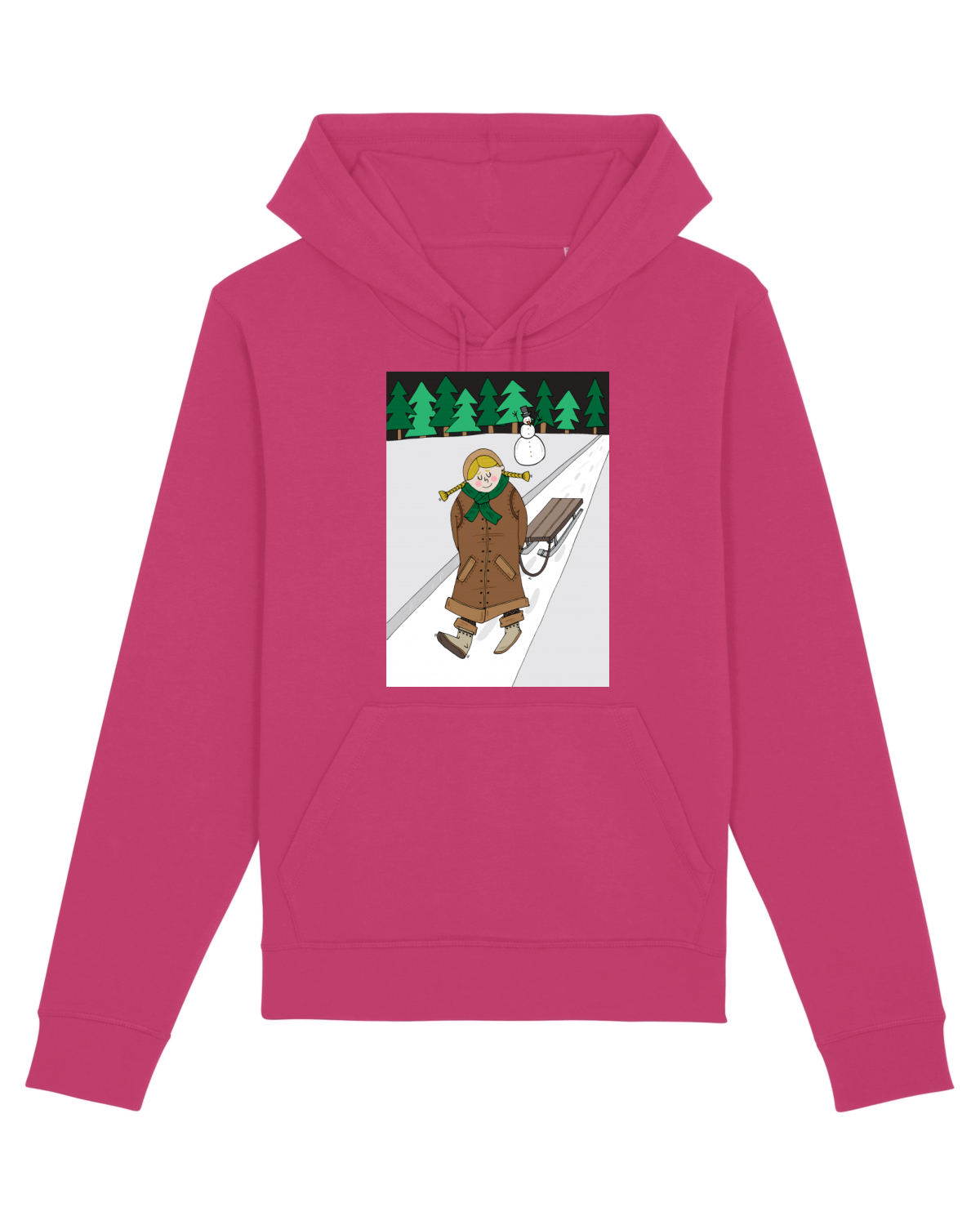 Hanorac Unisex Drummer Raspberry