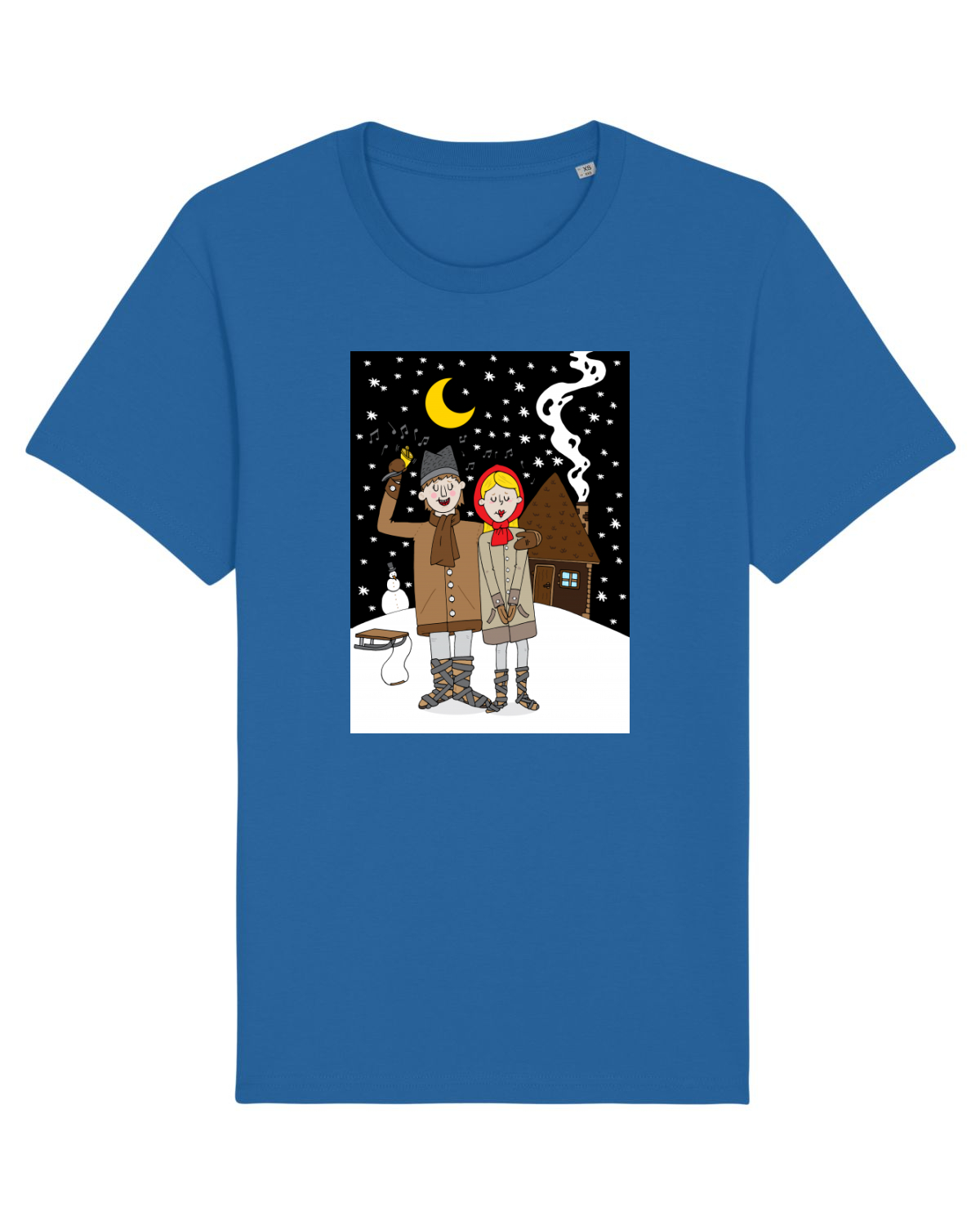 Tricou mânecă scurtă Unisex Rocker Royal Blue