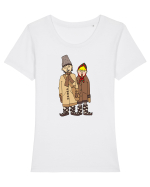 Colindători Tricou mânecă scurtă guler larg fitted Damă Expresser