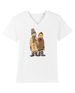 Colindători Tricou mânecă scurtă guler V Bărbat Presenter